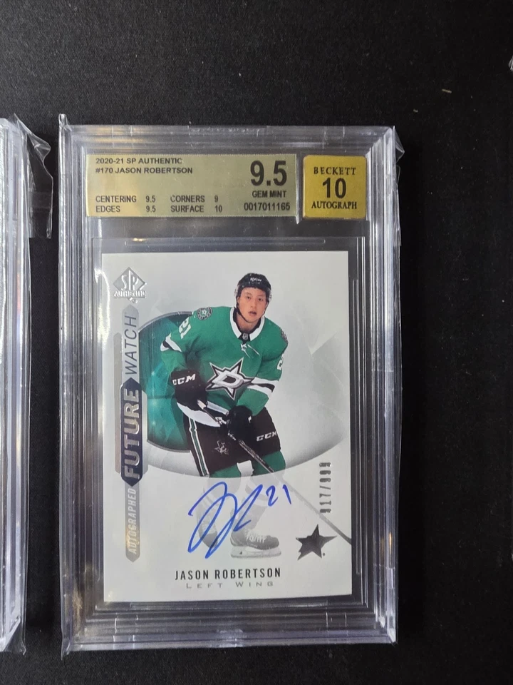 Jason Robertson Future Watch Auto / 999 Bgs 9.5 2020-21 Sp Authentic Stars - Image 1 of 2