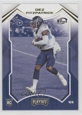 2021 Panini Playoff Rookies 1st Down /100 Dez Fitzpatrick #230 Rookie RC - Image 1 of 2