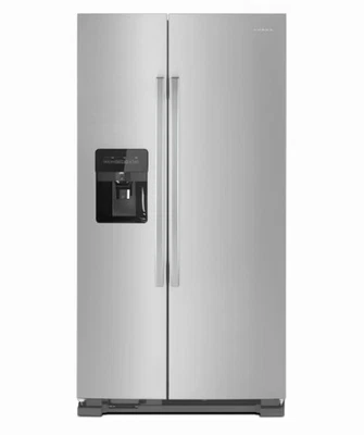 Amana 36" Freestanding 24.57 Cu. Ft. Side by Side Refrigerator - ASI2575GRS - Image 1 of 3