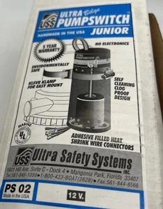 USS Ultra Bilge Pumpswitch Junior PS 02 Brand New! Made In USA NEW IN BOX - Picture 1 of 4