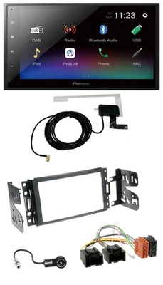 Pioneer DAB MP3 Bluetooth 2DIN USB Autoradio für Chevrolet Corvette Uplander 05- - Bild 1 von 4