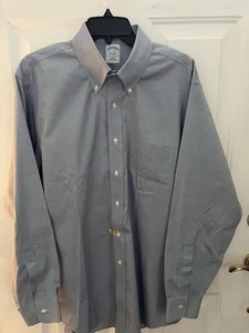 Brooks Brothers Original Poloshirt 17-35 hellblau SLIM FIT 100% Baumwolle - Bild 1 von 6