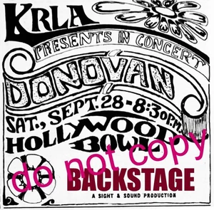 Donovan + Kamong Groovirsc + Crazy World of Arthur Brown Backstage Pass 28.09.68 - Bild 1 von 2
