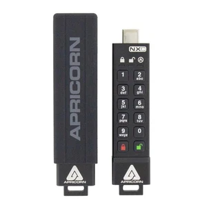 Apricorn 128GB Aegis Secure Key 3 NXC 256-Bit Hardware-Encrypted USB 3.2 Type... - Picture 1 of 7