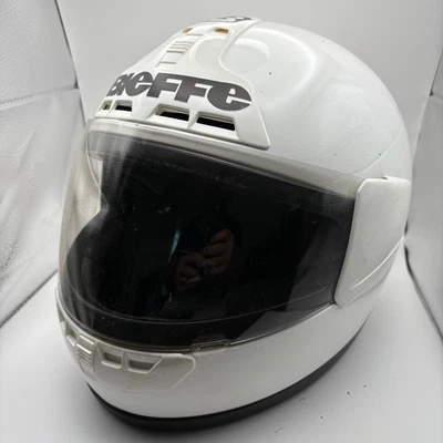 Casco de motocicleta vintage completo Bieffe AIRTEC - talla XXL - blanco Foto 1 de 4