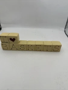 Placa de bloque I Heart Baskets - Imagen 1 de 5