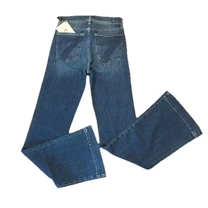 NWT 7 For All Mankind DOJO Jean Size:27 Embroider 7 Mid Rise Flared #AU115Y005 - Picture 1 of 18