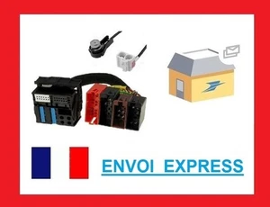 ADAPTATEUR fiche pour Antenne Adapter AUDI A3 A4 A6 TT Allroad RNS-E ISO - Foto 1 di 1