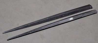 Juego de molduras laterales de acero inoxidable NASH EMBASADOR 1937 3720 Foto 1 de 4