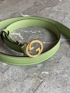 Belt "Gucci" Logo GG Original Leather Size: 70 - Imagen 1 de 13