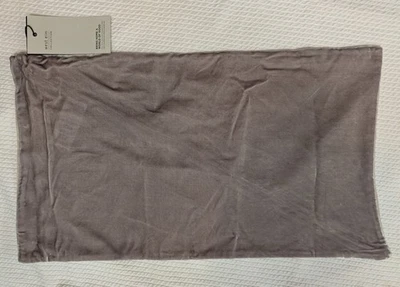 West Elm 12x21 Lumbar Throw Pillow Cover Velvet Lavender-Gray NWT! - Image 1 of 4