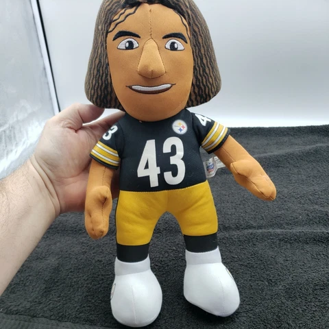 Bleacher Creature NFL Football #43 Troy Polamalu Plush 14” Cover