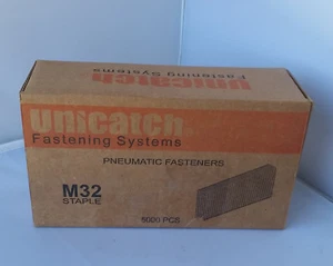 1 CS. M15/M32-1-1/4" GALVANIZED STAPLES FOR SENCO BY UNICATCH 5000/BOX 20,000 - Picture 1 of 3