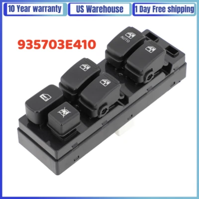 935703E410 Master Power Window Door Switch for LHD Kia Sorento 3.3L 3.5L 3.8L  - Imagem 1 de 4