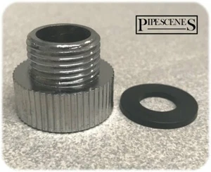 Chrome Plated Shower Hose Reducer Adapter from 1/2 x 3/4 INCH BSP - Picture 1 of 4