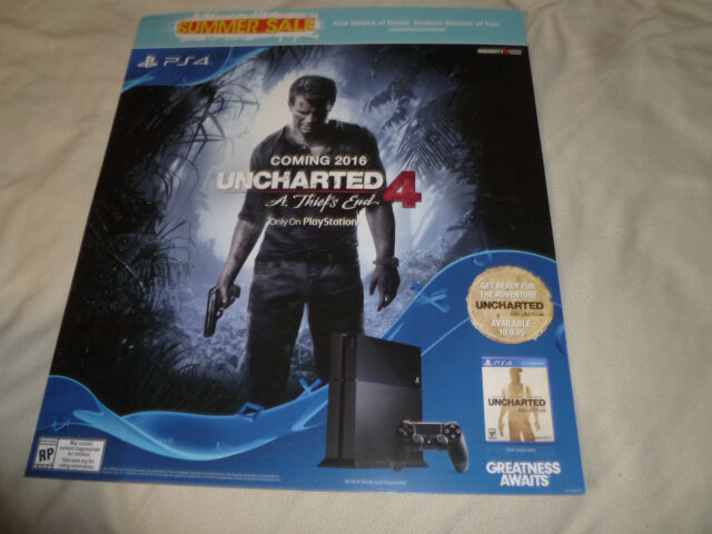 Uncharted 4 A Thief's End - PS4 Encartelado Usado - Mundo Joy Games -  Venda, Compra e Assistência em Games e Informática