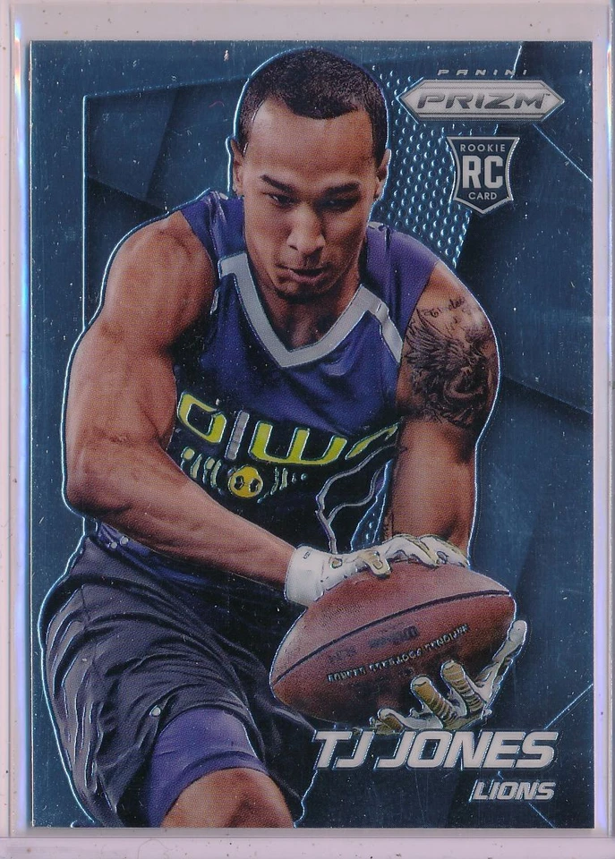 TJ JONES - 2014 Prizm Football Rookie Card #213 - Detroit Lions RC - Image 1 of 1