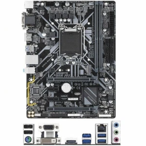 Gigabyte B360M HD3 Motherboard Intel B360 2*DDR4 LGA1151 1×M.2 Micro ATX VGA DVI - Picture 1 of 4