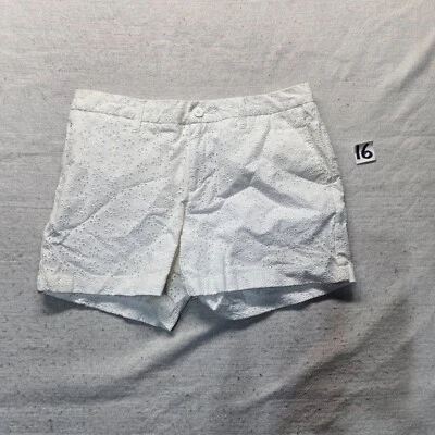 Pantalones cortos chinos blancos lisos Faded Glory para mujer adulta talla 12 Foto 1 de 4