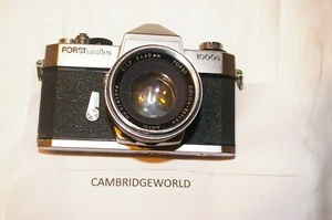 Porst Uniflex 1000S 35mm SLR CAMERA with 50mm F1.7 LENS 42mm SCREW MOUNT SLR CAM - Picture 1 of 2