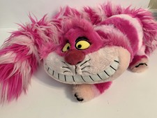 CHESHIRE CAT Plush Long Boa Tail Disney Parks Alice In Wonderland Stuffed