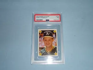 Tarjeta de béisbol 1989 Panini pegatina Terry Steinbach 236 PSA 7 casi nueva 79261312 - Imagen 1 de 2