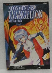 Neon Genesis Evangelion Vol 3 by Yoshiyuki Sadamoto & Gainax (Viz Manga)