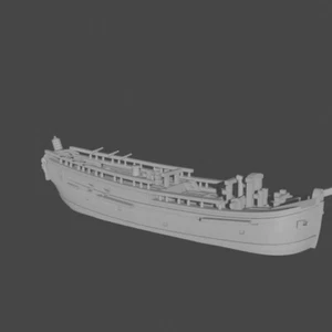 1/700th British HMS Endeavour (1768-1775) - Picture 1 of 1