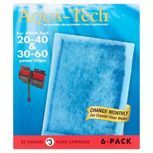 EZ-Change Aquarium Filter Cartridge #3, 6-Pack for Clean Water - Picture 1 of 5