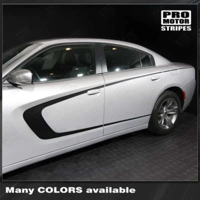 Наклейки для Dodge Charger 2011-2023 Side Scallop Accent C-Stripes (выберите цвет) - Изображение 1 из 2