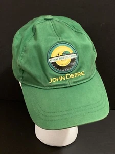 John Deere “Nothing Runs Like A Deere" Green Hat Baseball Cap, OSFA Strapback - Imagen 1 de 6