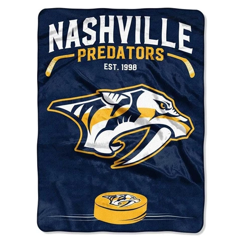 Nashville Predators Inspired NHL 60" x 80" Royal Plush Blanket by Northwest Cover