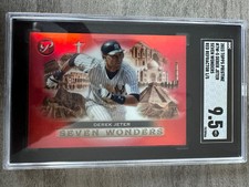 2023 Topps Pristine Derek Jeter Seven Wonders Red Refractor 7W-5 #1/5 SGC 9.5