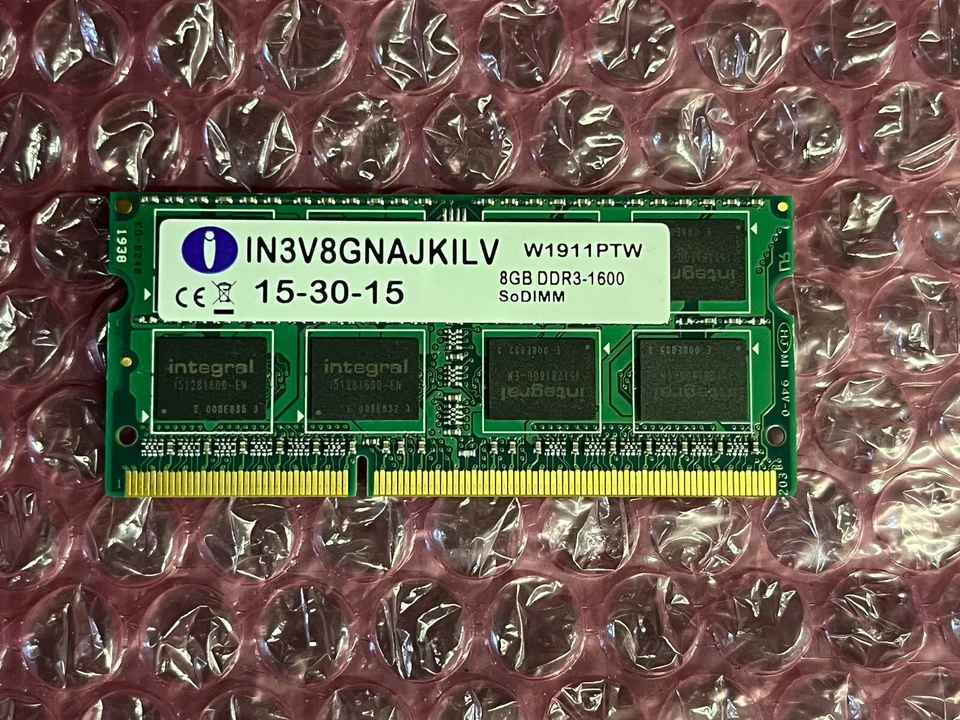 Integral IN3V8GNAJKILV 8GB DDR3 1600MHZ Laptop Memory - Image 1 of 1