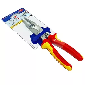 Knipex 8" 200mm 1000V VDE Insulated Electrical Installation Pliers - 13 96 200 - Picture 1 of 9