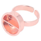 5pc Ink Ring Cup Tattoo Pigment Extension Glue Ring Rose Gold With Partition BST