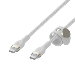 Belkin BoostCharge Pro Flex Braided USB C charger cable, USB-IF certified Power 