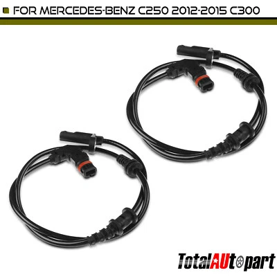 2x Sensor de Velocidade de Roda ABS para Mercedes-Benz C250 2012-2015 C300 Frontal LH e RH - Imagem 1 de 4