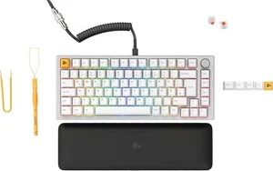 Glorious GMMK Pro Gaming Tastatur, Hot-Swap, RGB - Glorious Fox Switch weiß Pre- - Bild 1 von 4