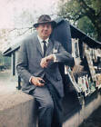 British Actor Rupert Davies As French Detective Jules Maigret Old Photo