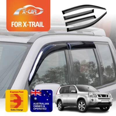 Weathershields for Nissan X-trail Xtrail 2007-2013 T31 Window Visors Deflectors - image 1 of 4