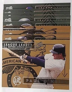 Set completo 10 carte Ultra Baseball League Leaders Tony Gwynn Greg Maddux 1995  - Foto 1 di 2