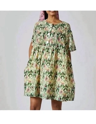 Vestido Howard Rachel Antonoff Estampado Disección Rana Talla XL Foto 1 de 4