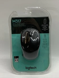 Logitech Wireless Optical Mouse 1000 DPI 2.4 GHz with Nano Receiver M317 - Black - Picture 1 of 6