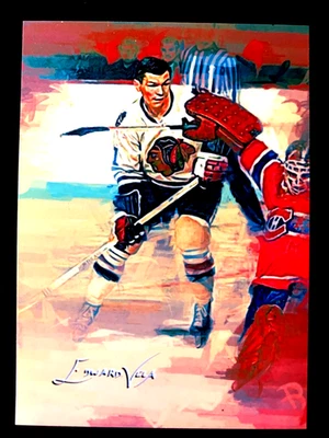 Stan Mikita 2017 6/25 Edward Vela artista firmado edición limitada  Foto 1 de 2