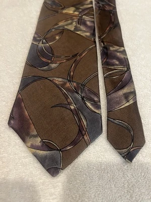 Men's Neck Tie Cambridge Classics MERVYNS100% Silk Made In USA 4”x56” - Image 1 of 4