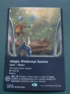 Adagia, Windswept Bastion (Borderless) (Galaxy Foil) Edge of Eternities - Picture 1 of 1