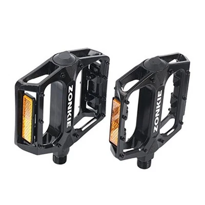 Pedais de bicicleta, pedais de bicicleta de estrada, pedais de MTB, plataforma plana de liga de alumínio selada  - Imagem 1 de 4