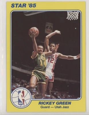 1984-85 Star NBA Court Kings 5x7 Rickey Green #11 - Image 1 of 2
