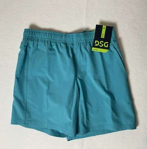 DSG Boys Athletic Fit Agility Shorts – Heather Blue Spray - Small - Picture 1 of 5
